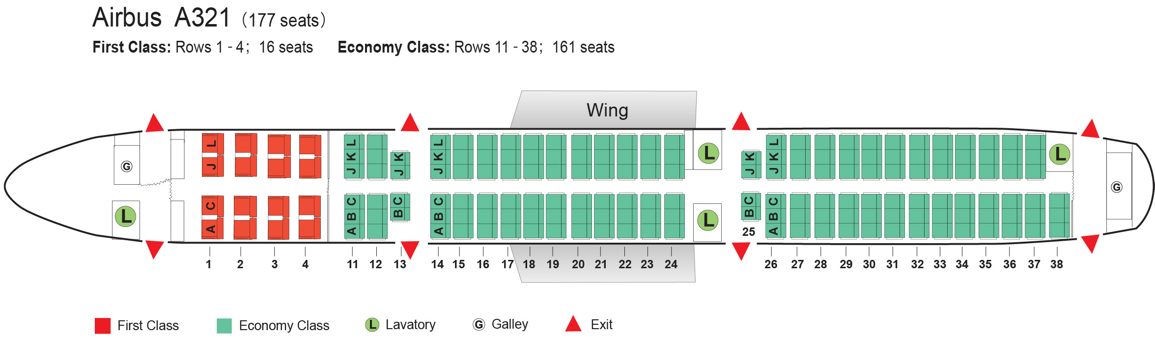Airbus A321 Neo Seating Plan